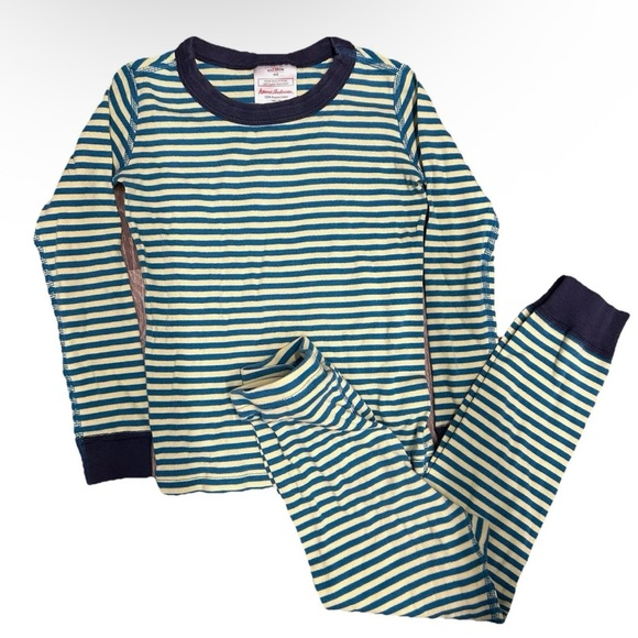 Hanna Andersson Toddler Striped 2 Piece Pajamas Size 5T - Picture 1 of 4